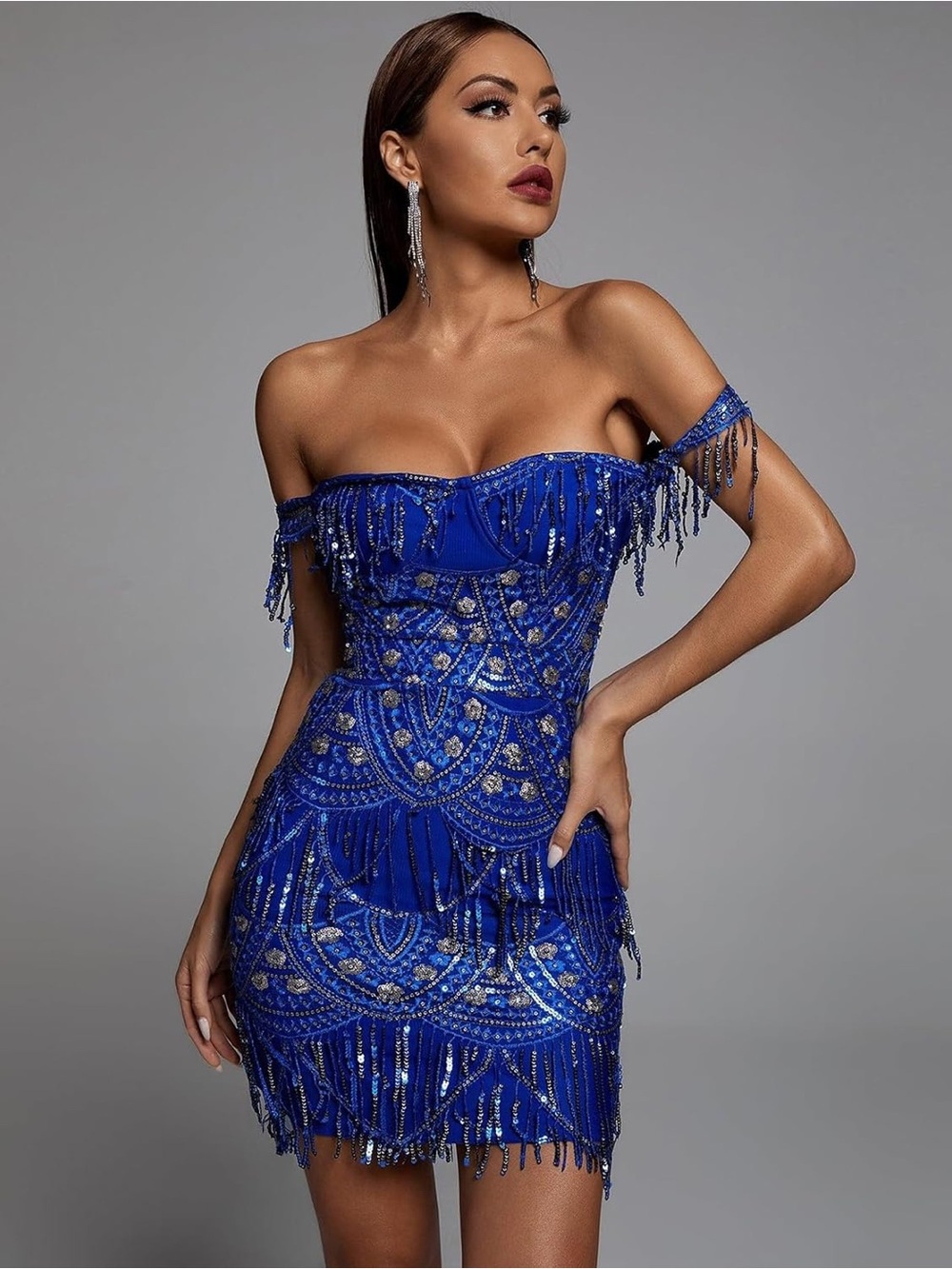 Bella Barnett Avery Dress - Blue size M